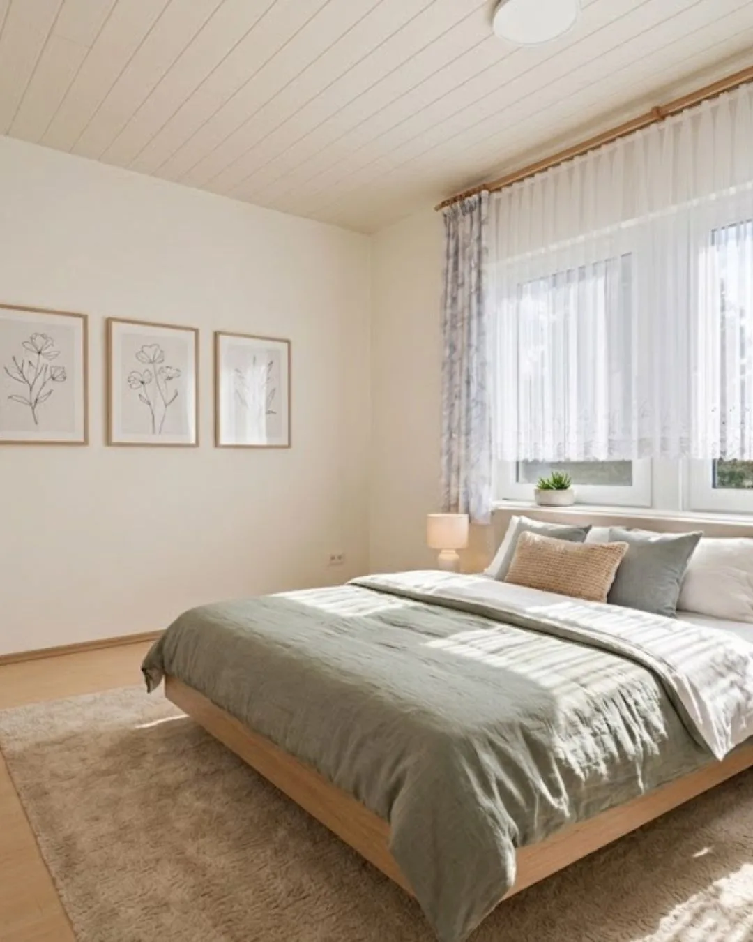 Schlafzimmer KI home staging