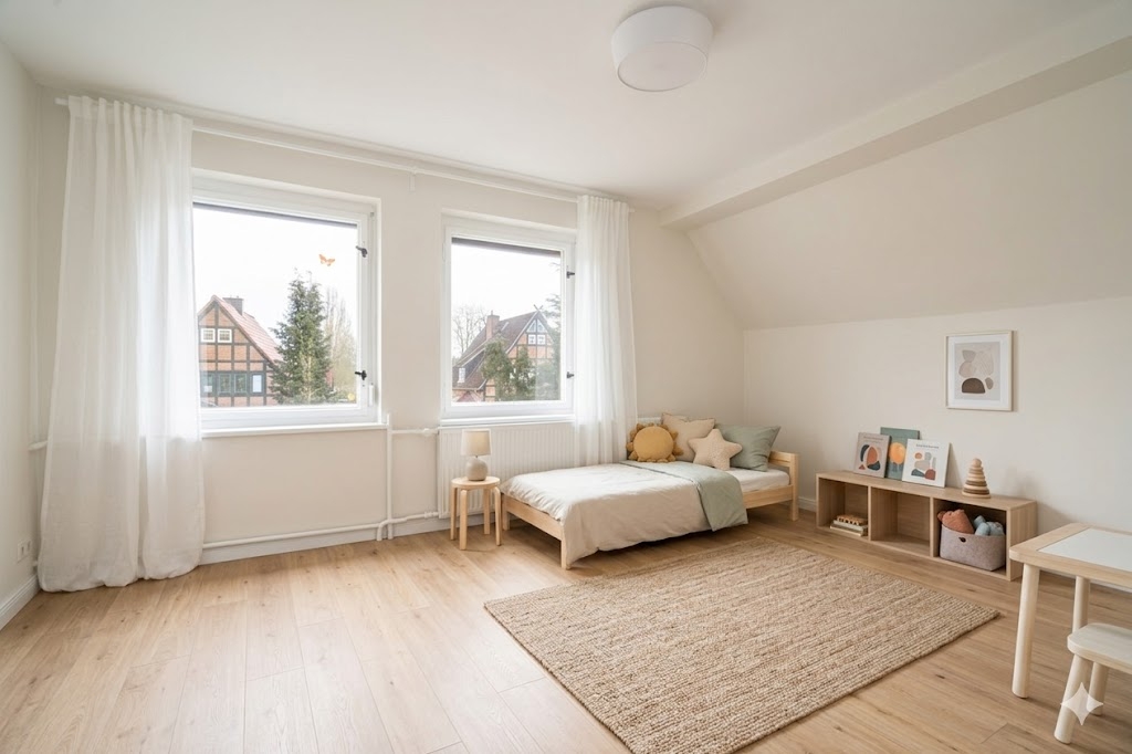 Kinderzimmer KI home staging