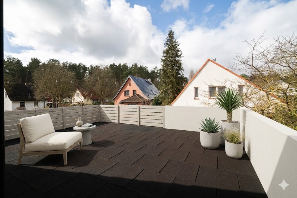 Dachterasse KI home staging