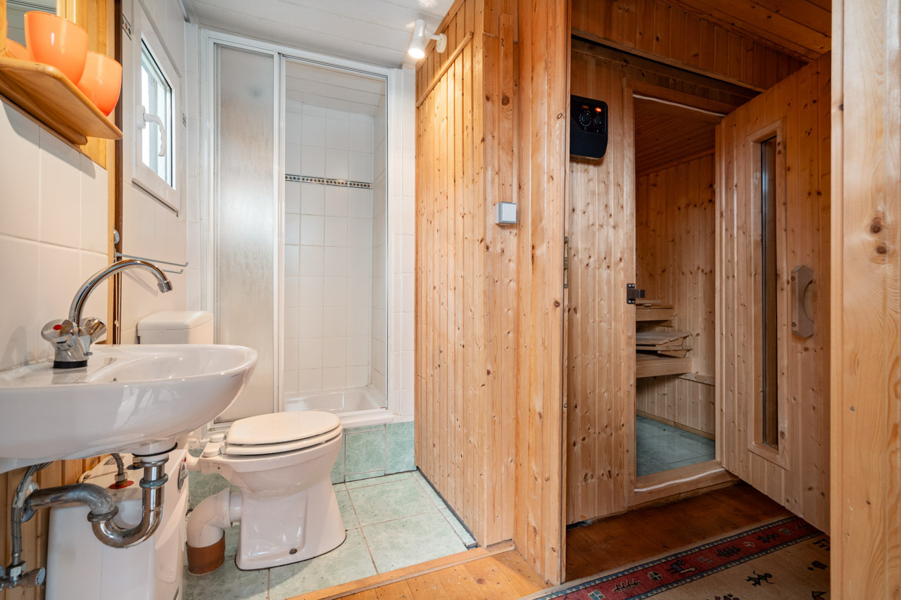 Sauna im Nebengebäude