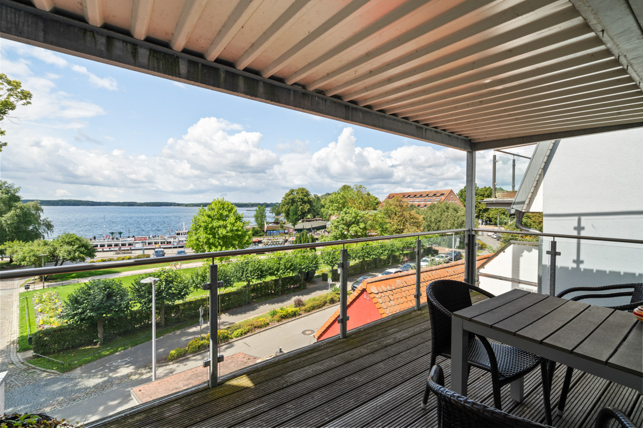 Balkon an der Küche