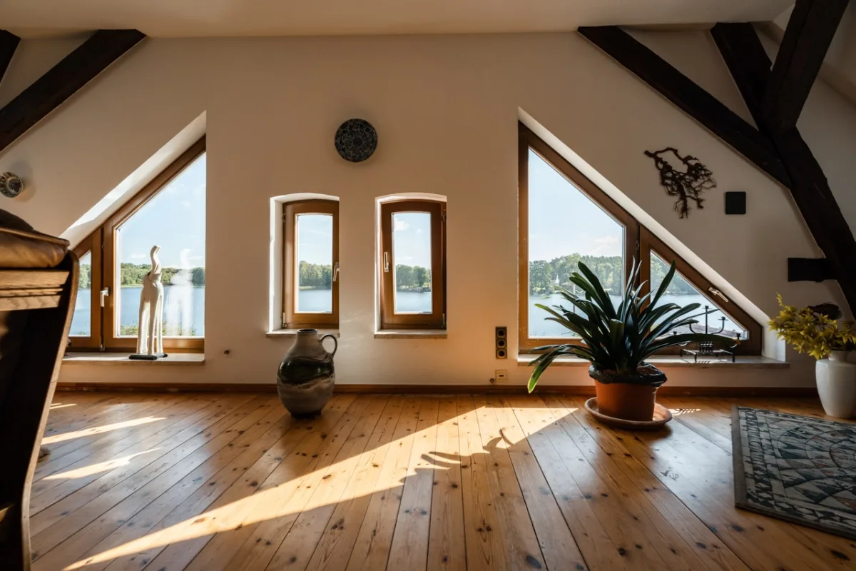 Wohnzimmer im DG.
