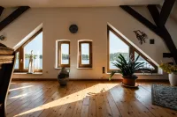Wohnzimmer im DG.