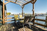Terrasse - Bootshaus am Classee mit Wohnraum