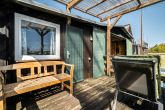 Terrasse - Bootshaus am Classee mit Wohnraum