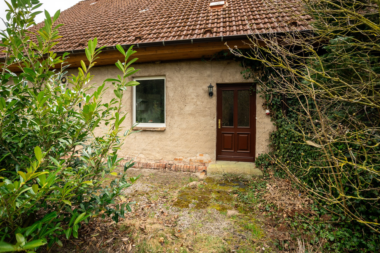 Rückansicht / Eingang Whg 1