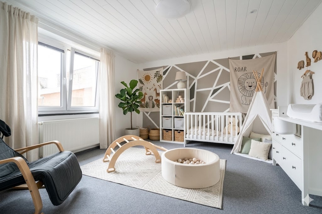 Kinderzimer KI home staging