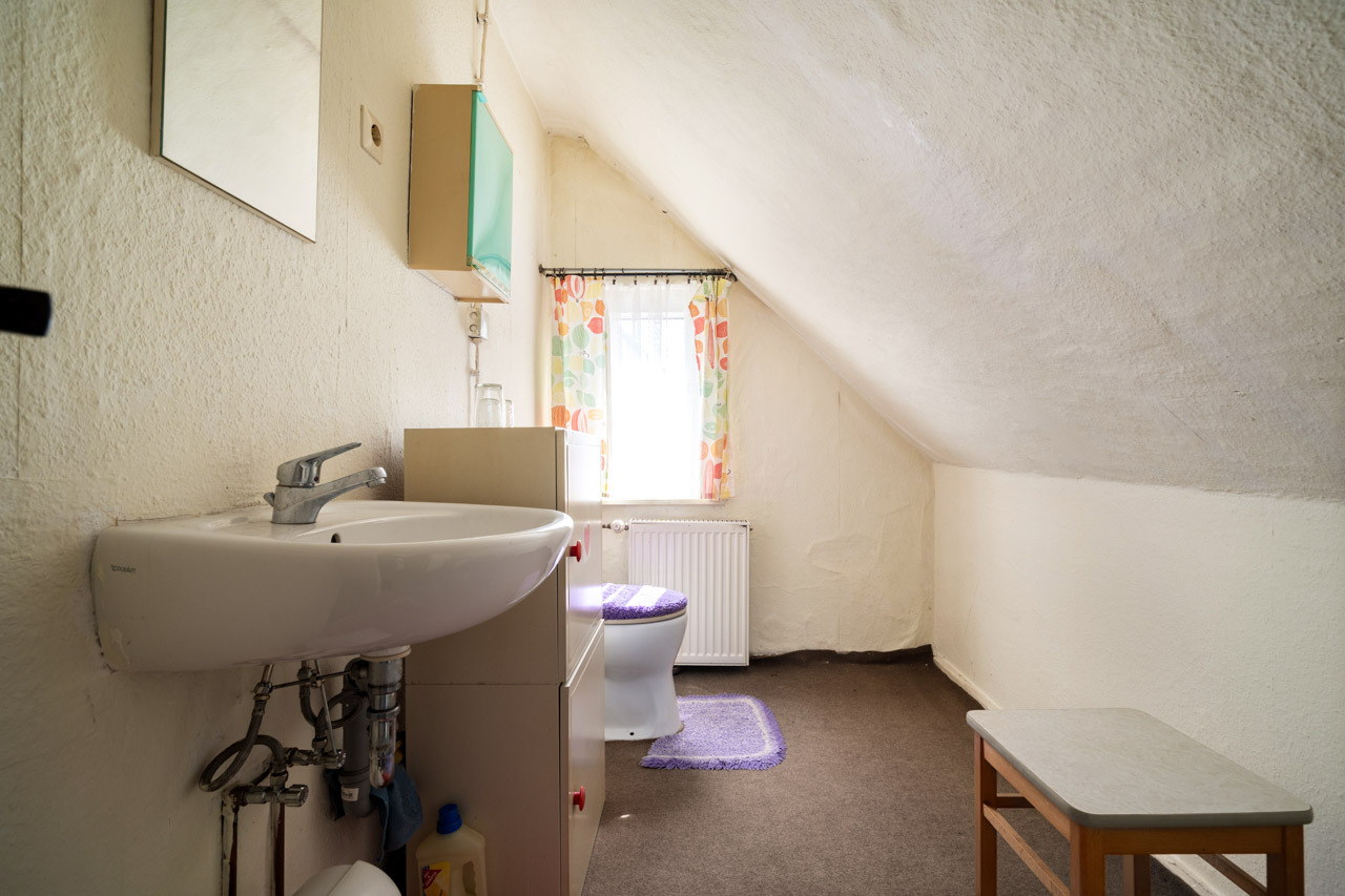WC im Dachgeschoss