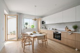Küche KI home staging - Doppelhaushälfte mit Seeblick auf den Plätlinsee